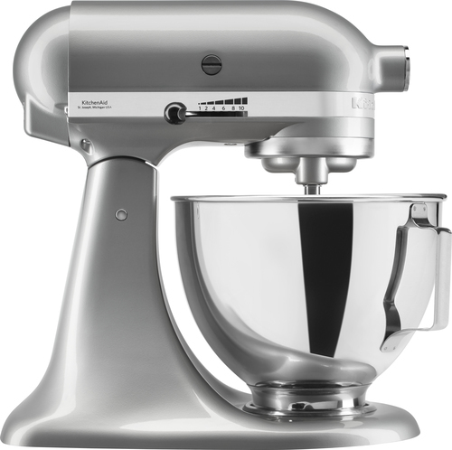 KitchenAid 5KSM95PSEMC Küchenmaschine (275 Watt, variable Geschwindigkeitseinstellungen Stufe 1-10, 4,3 l Edelstahlschüssel